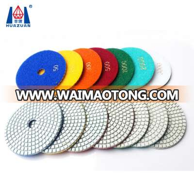 4 inch angle grinder polishing pad for granite marble